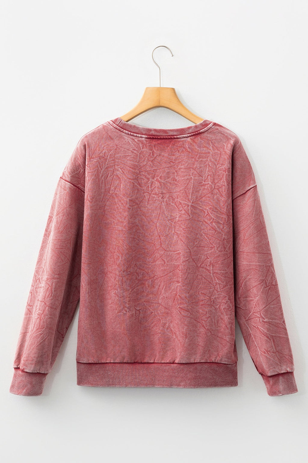 Kaia Mineral Wash Loose Sweatshirt-Threaded Pear