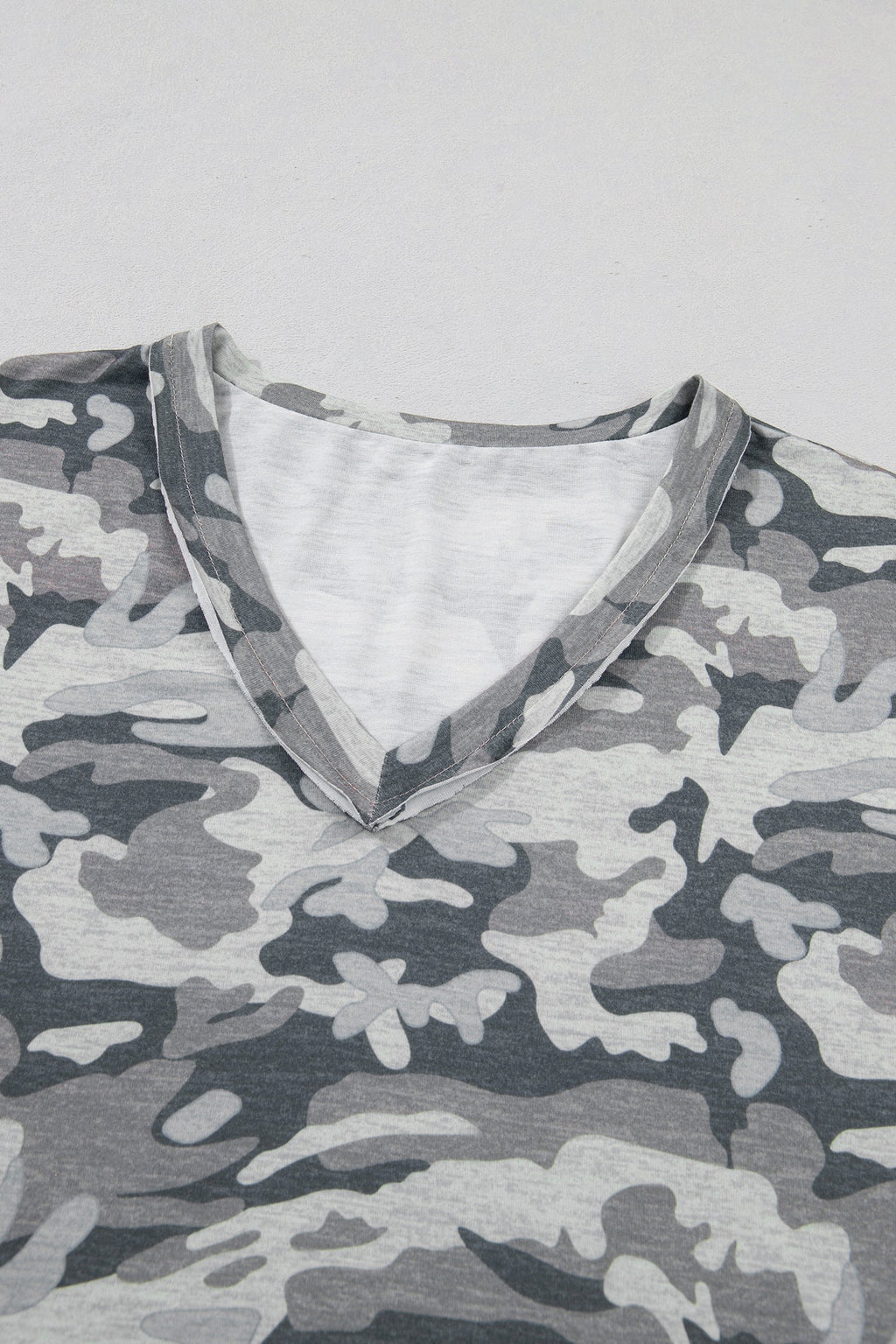 Nala Print Raw Edge Tee