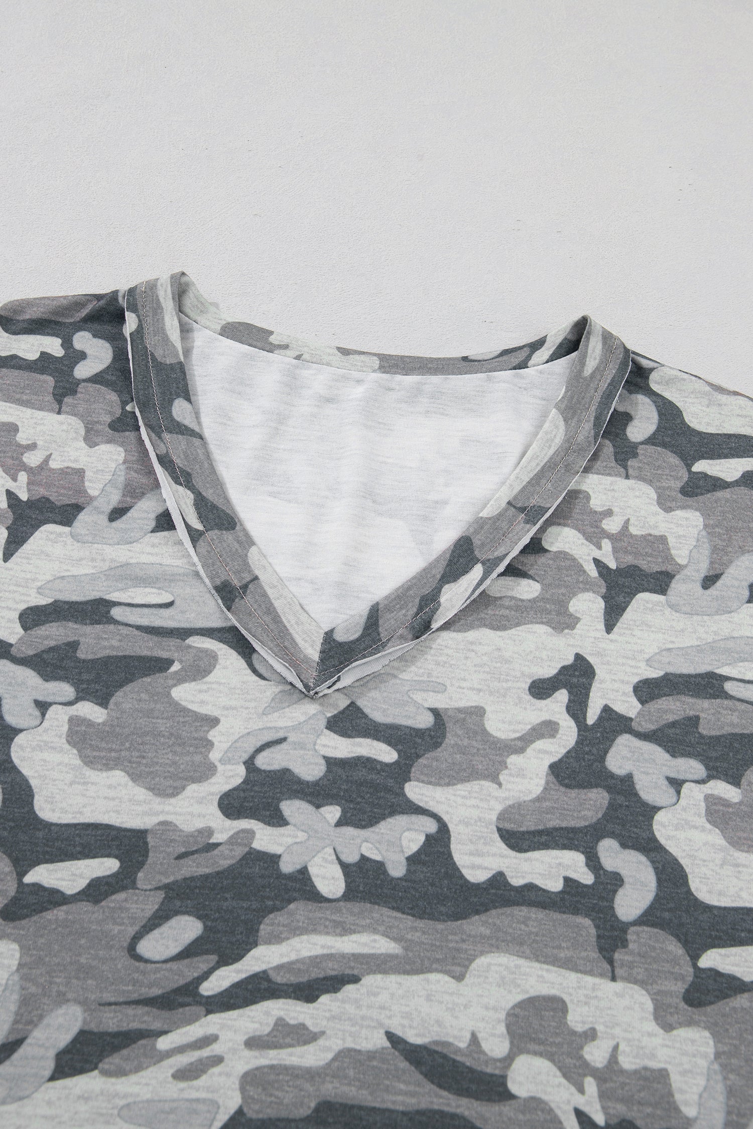 Nala Print Raw Edge Tee