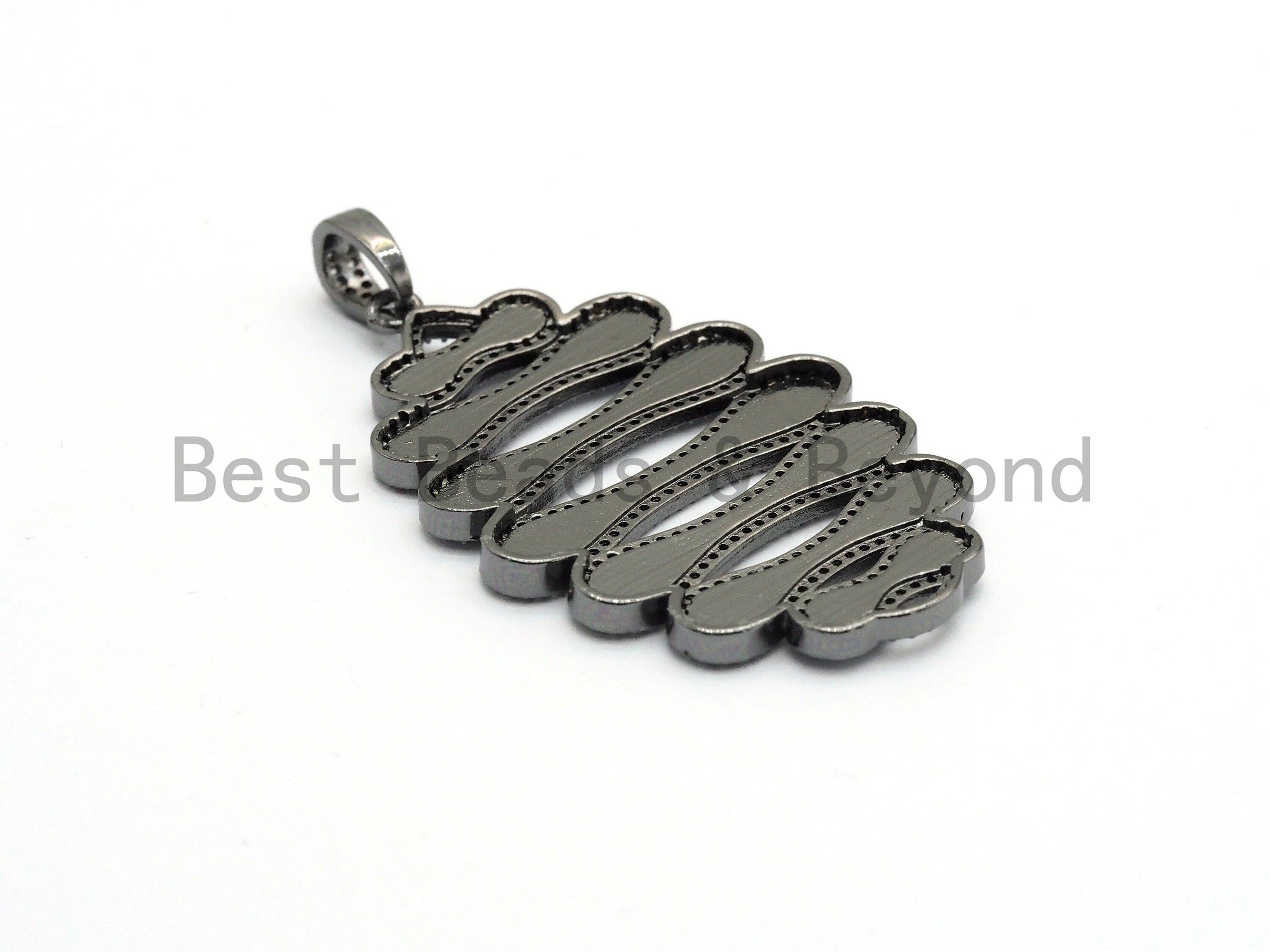 NEW Enamel Colorful Large Oval Shape Pendant,CZ Micro Pave Oil Drop pendant,Enamel pendant,Enamel Jewelry,34x37mm,sku#F577