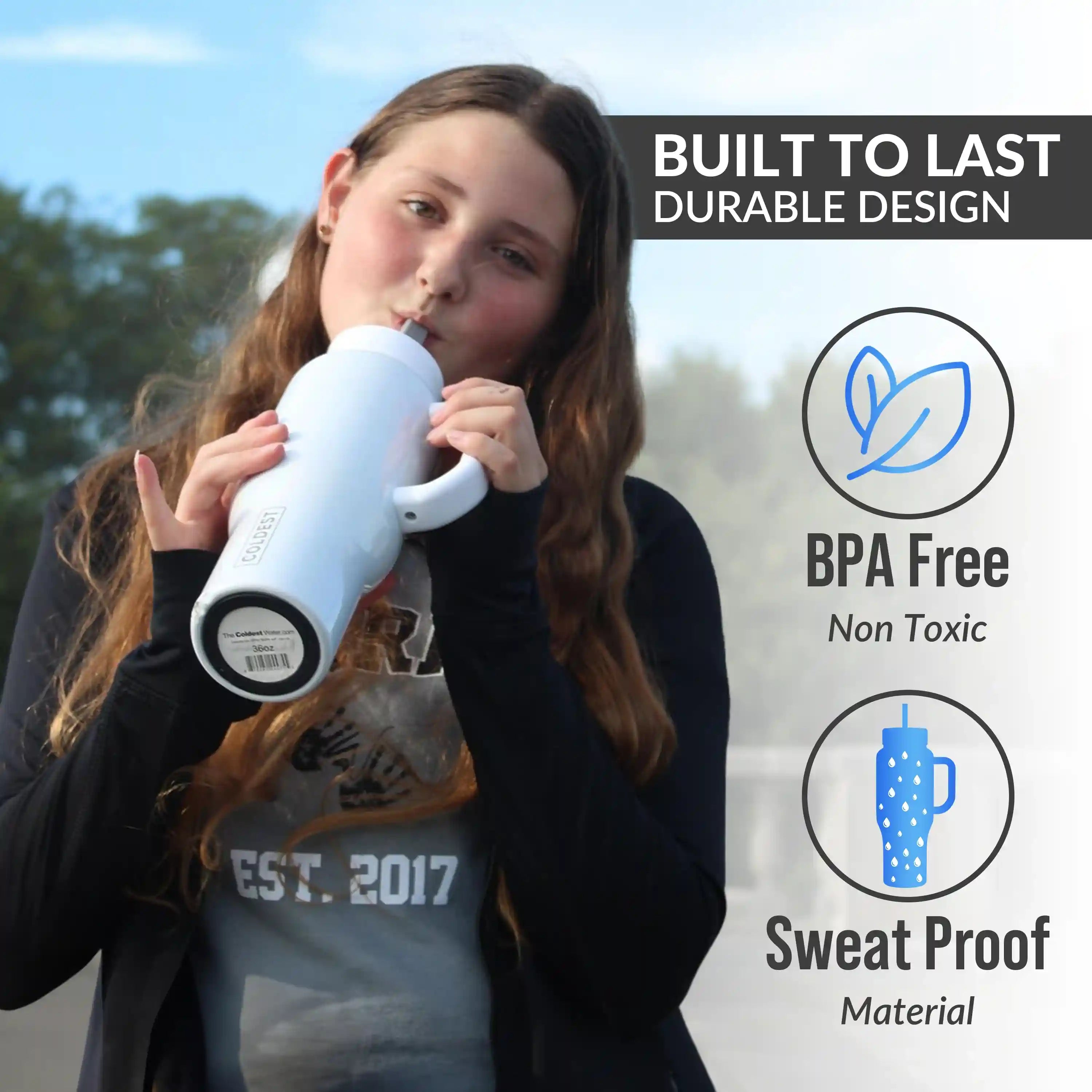 COLDEST 46oz Limitless Ultra v8 Insulated Water Bottle for All-Day Hydration