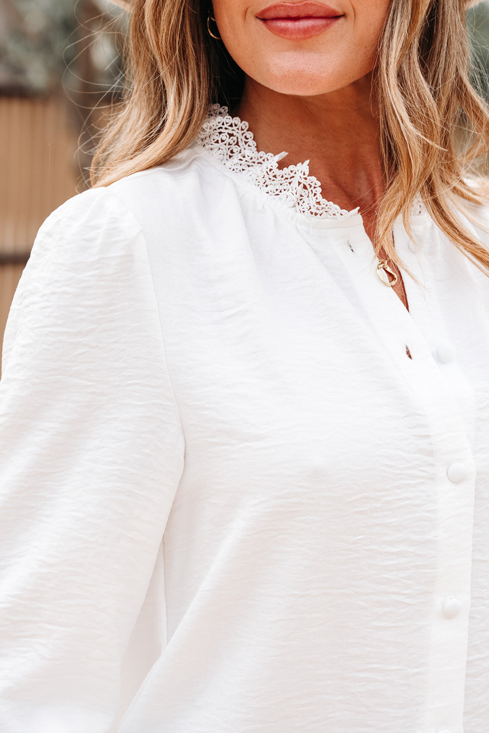 Ivy Patchwork Stand Loose Shirt