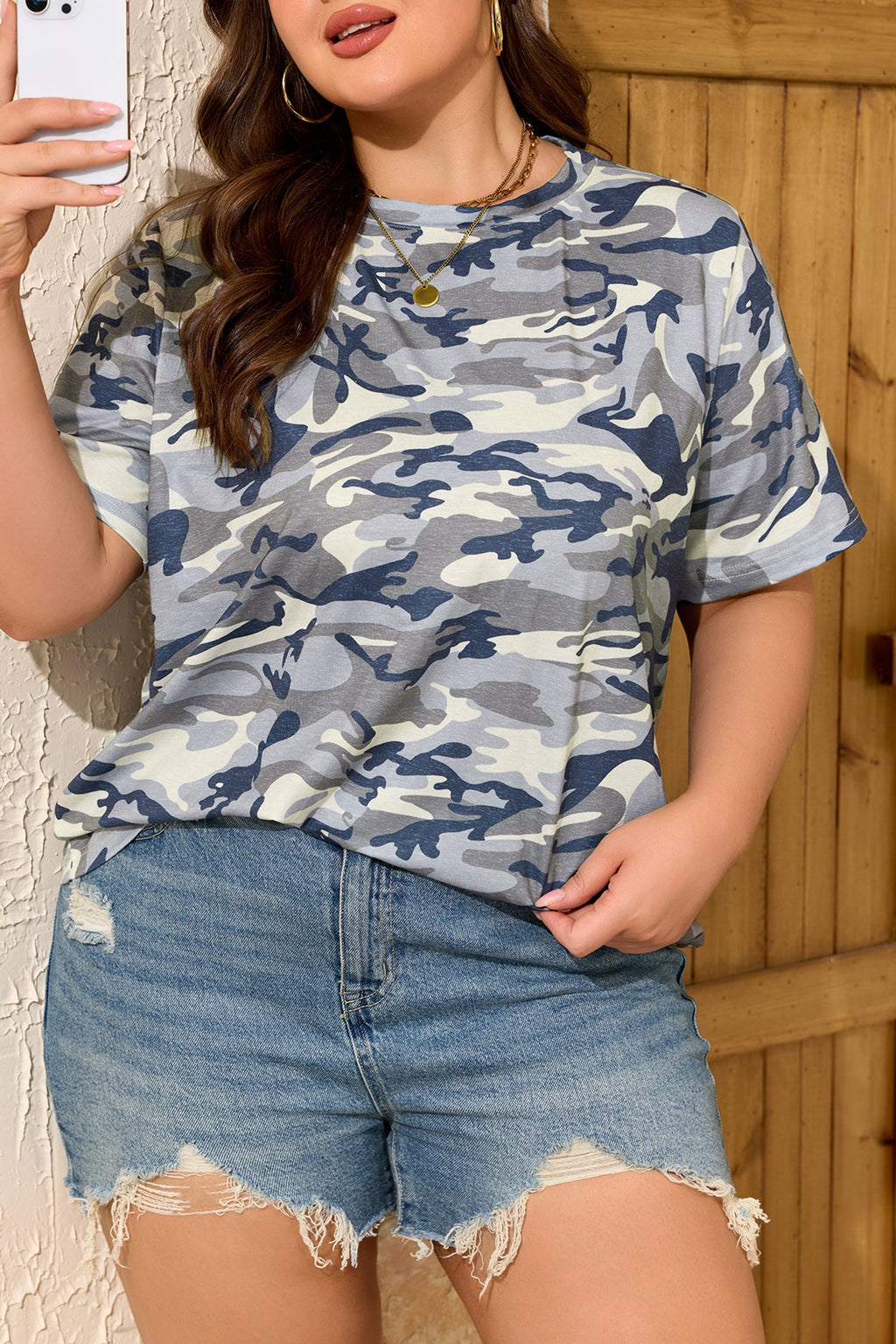 Brooklynn Print Short Sleeve PLUS Tee