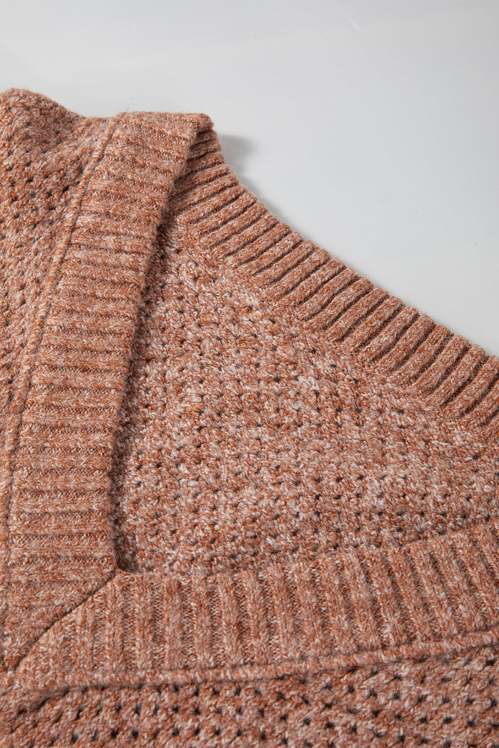 Luciana Eyelet Drop Shoulder Sweater-Threaded Pear