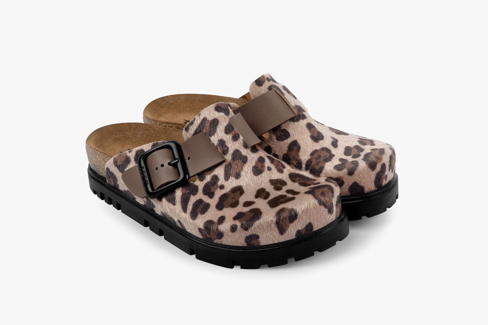 Zoe Leather Platform Clog – Adjustable Buckle | LEON Footwear