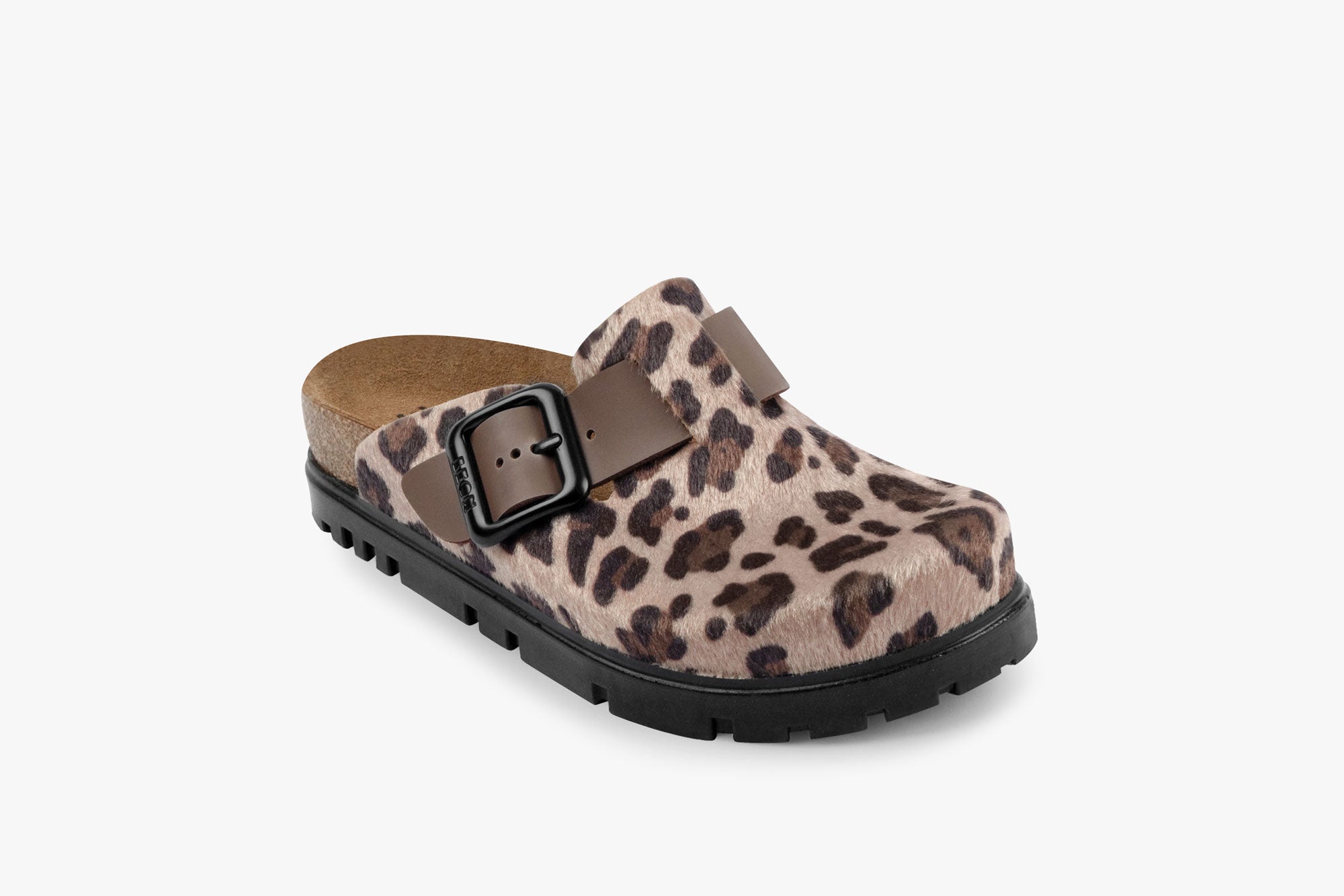 Zoe Leather Platform Clog – Adjustable Buckle | LEON Footwear