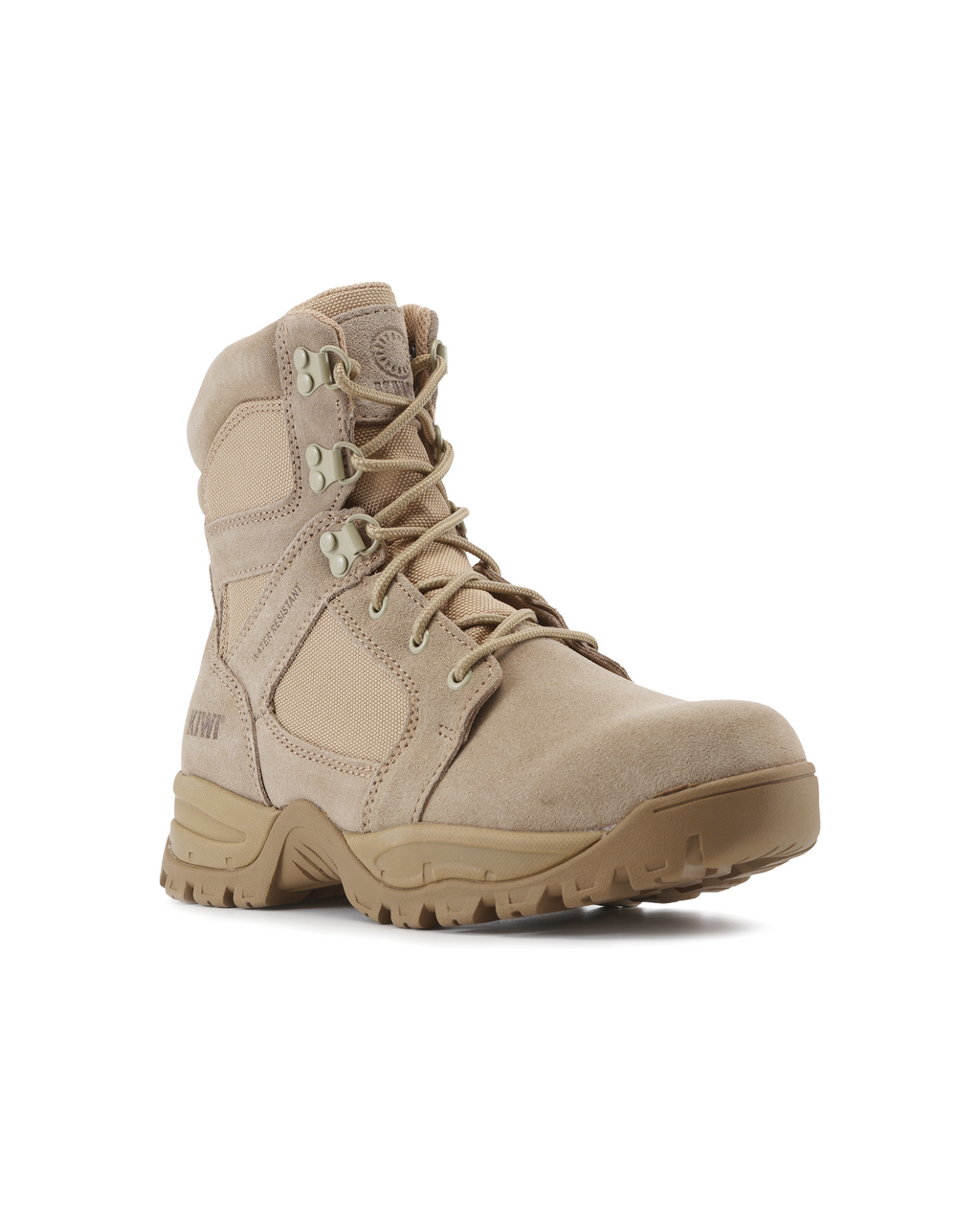 Kiwi Rugged Sand Suede 7" Zipped Water Resistant Tactical Boots [R62200]