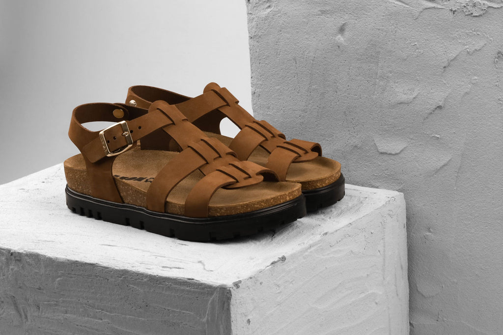 Roma by LEON– Women’s Platform Fisherman Style Sandal- Cushioned Footbed & Chunky Sole