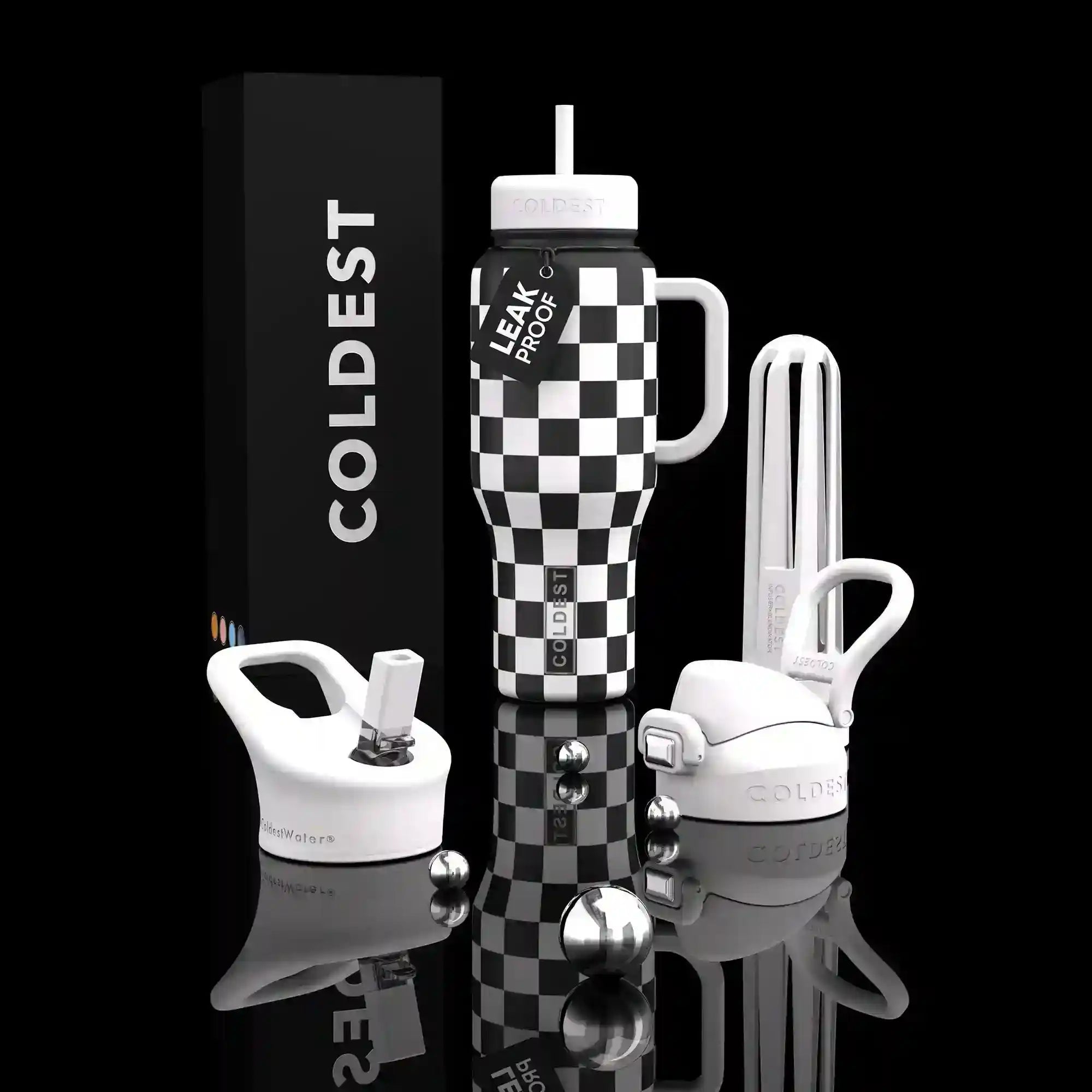 COLDEST 46oz Limitless Ultra v8 Insulated Water Bottle for All-Day Hydration