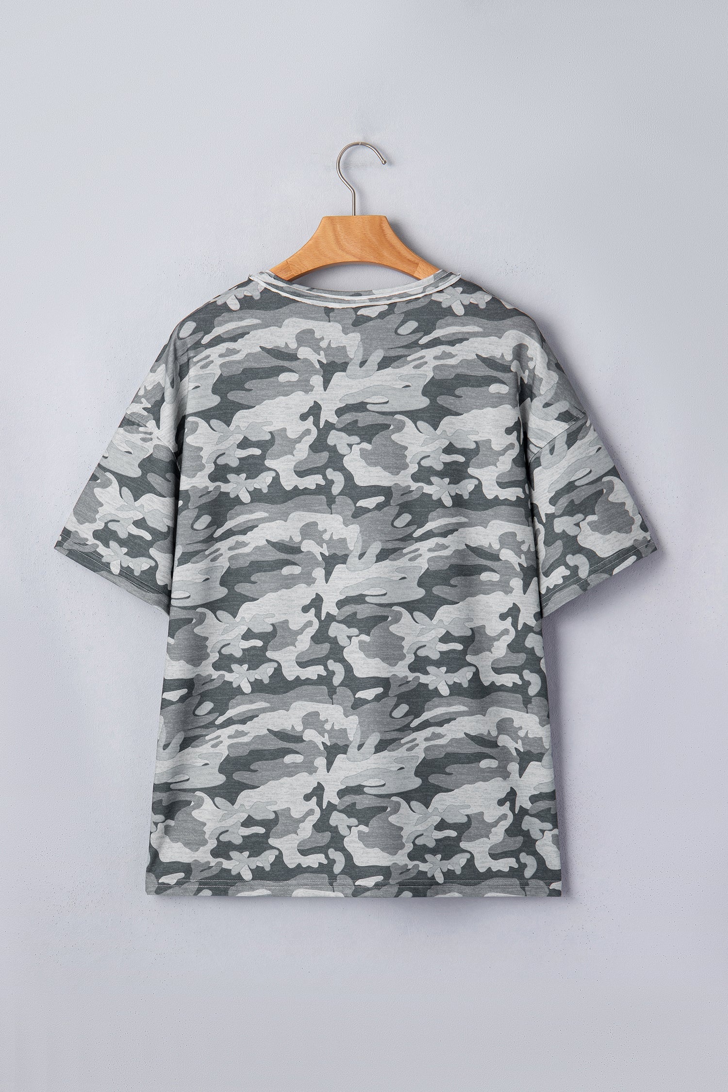 Nala Print Raw Edge Tee