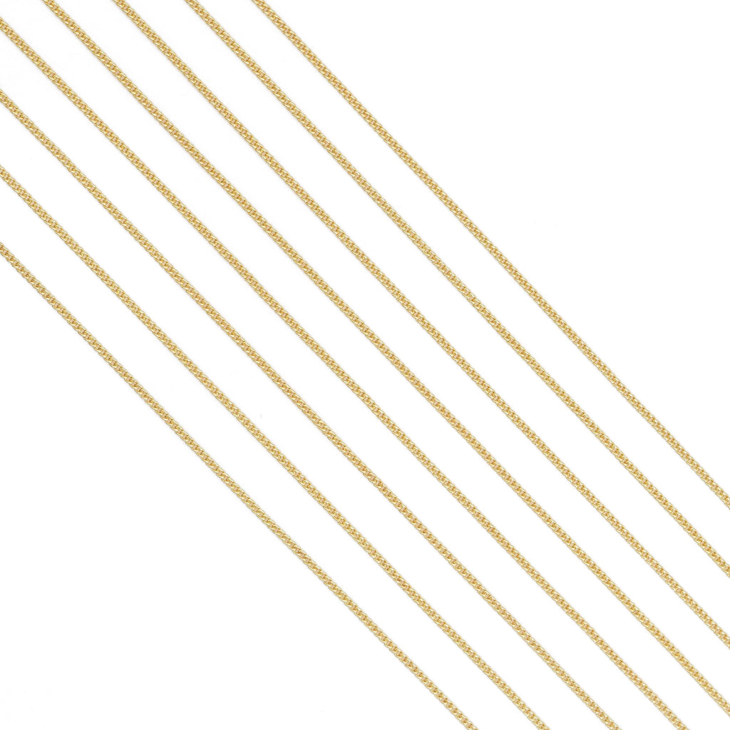 Dainty Cuban chain by yard, sku#ZX155