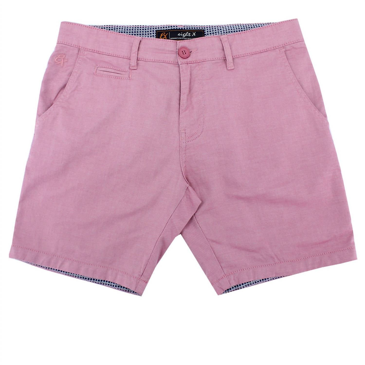 Men's Slim Fit Textured Shorts-Rack Hunt