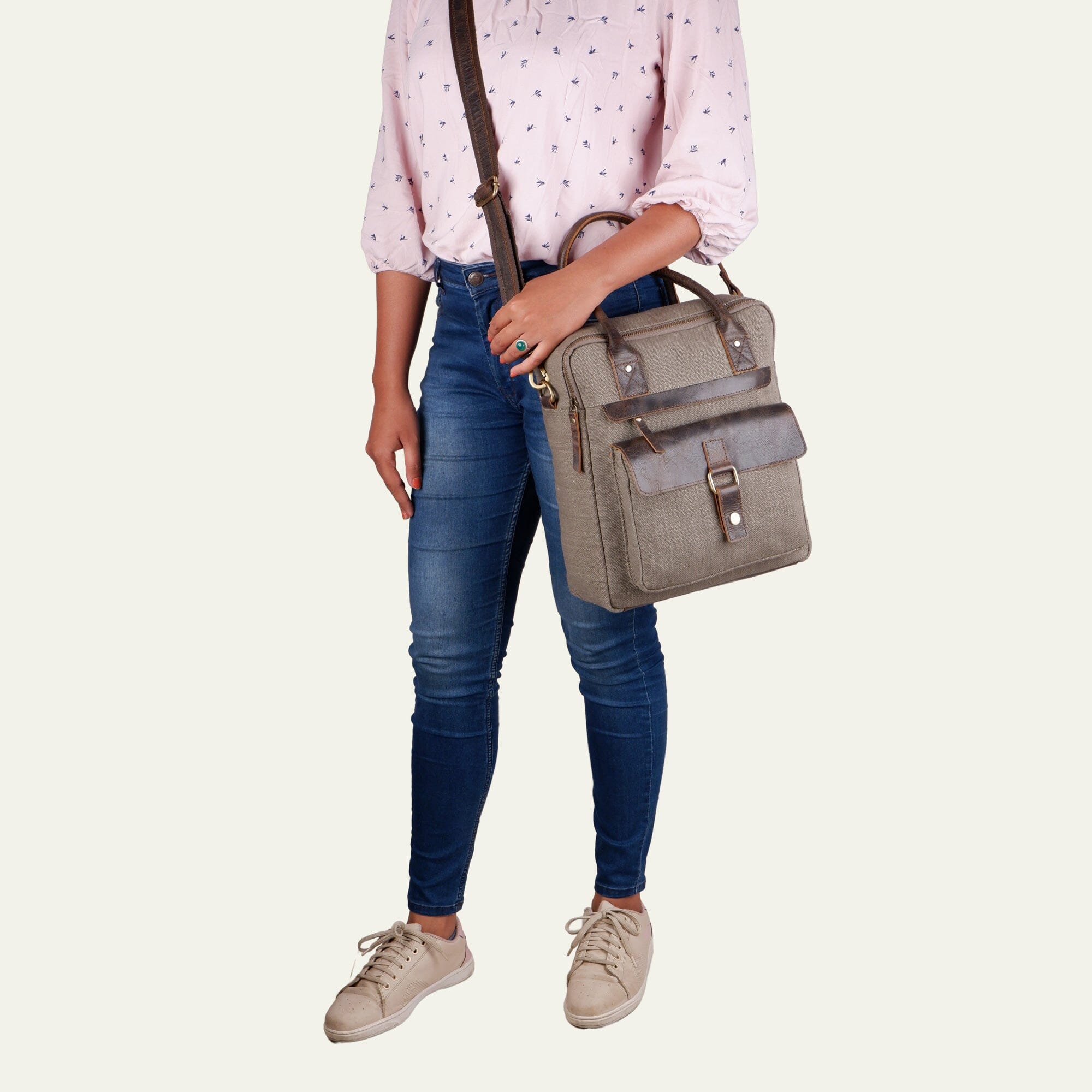 The Parker Canvas Messenger Bag