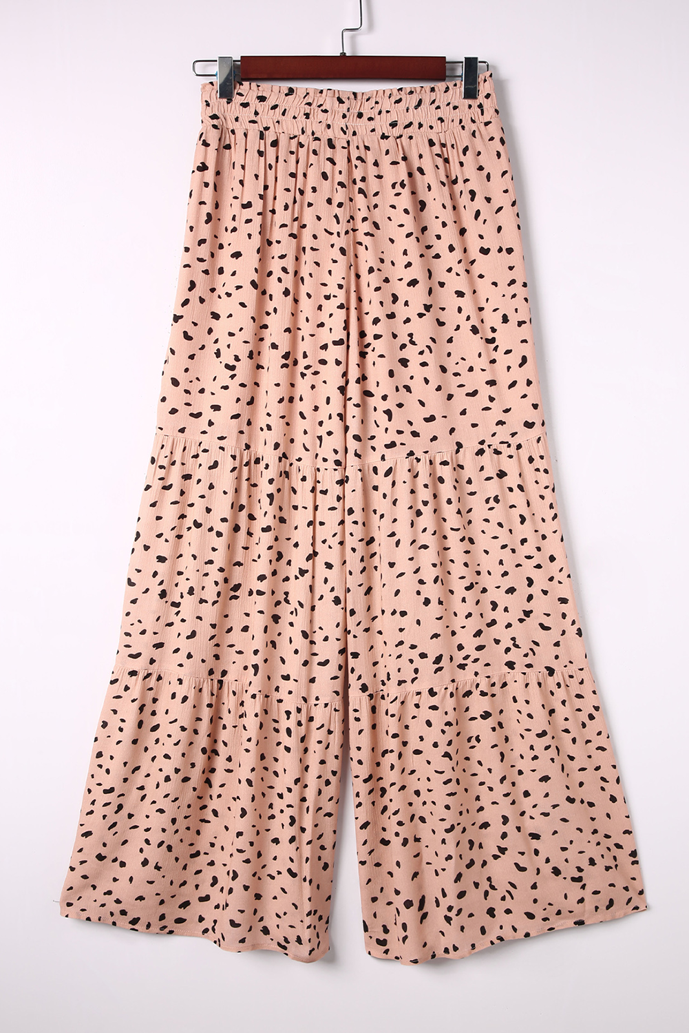 Analia Leg Dalmatian Palazzo Pants-Threaded Pear