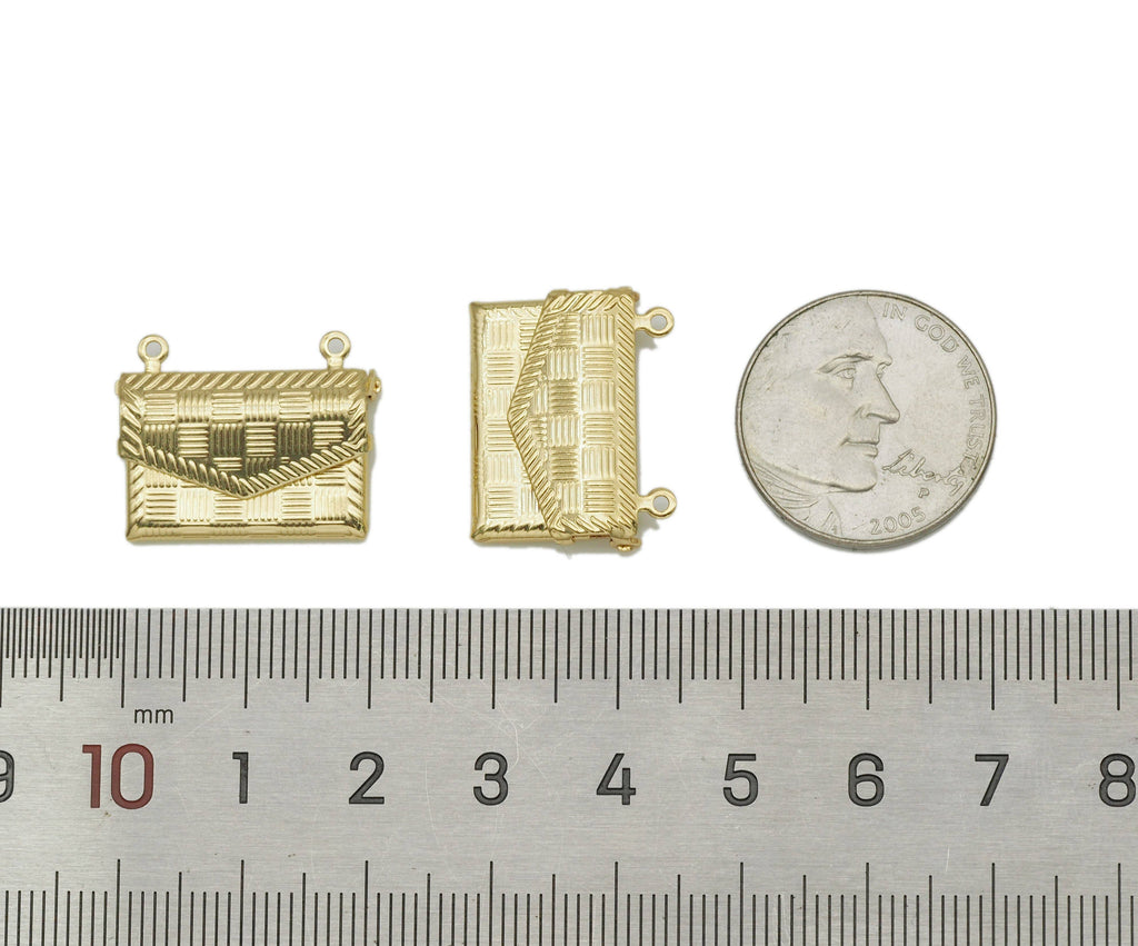 Lockets Bag Shape Pendant, Sku#FH191