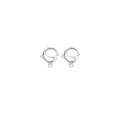 Stainless Steel Silver Round Lobster Clasp , Sku#Y996