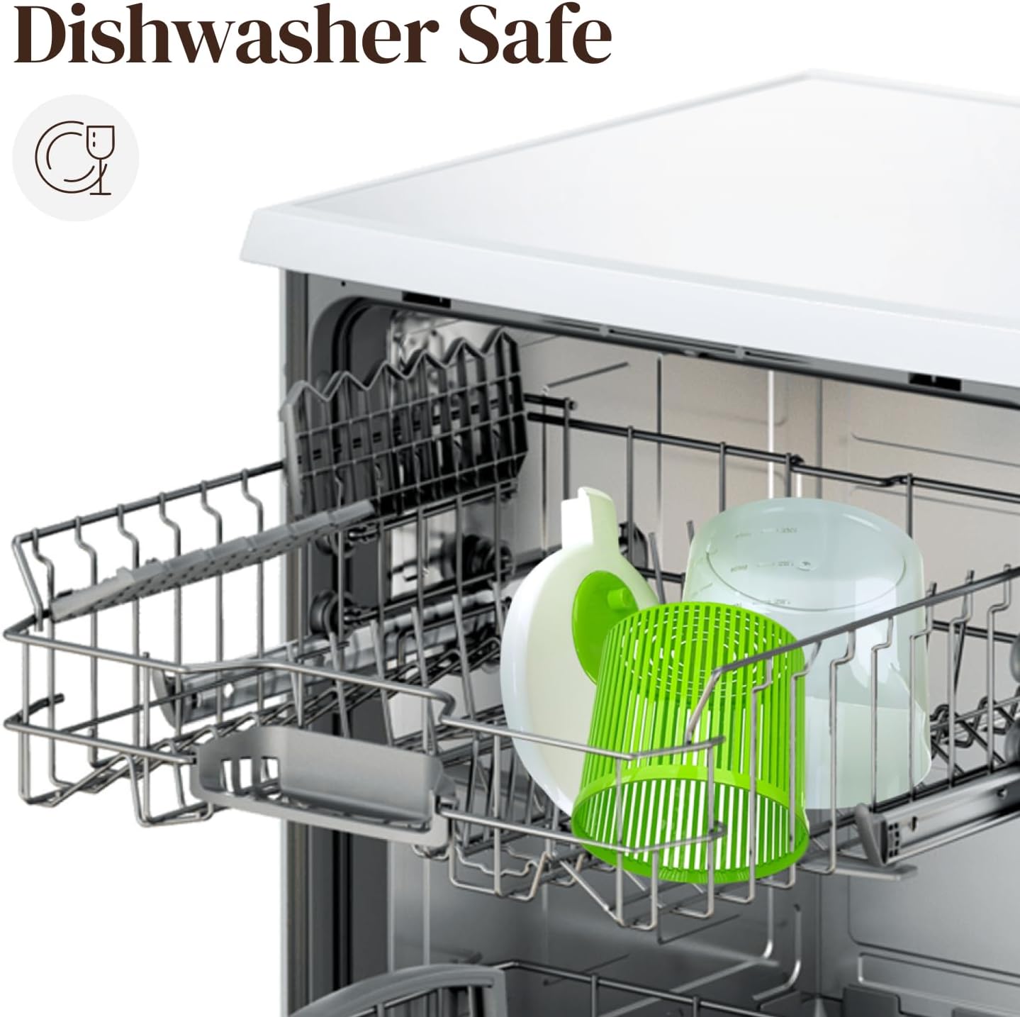 Single Serve Salad Spinner & Measuring Cup Bowl