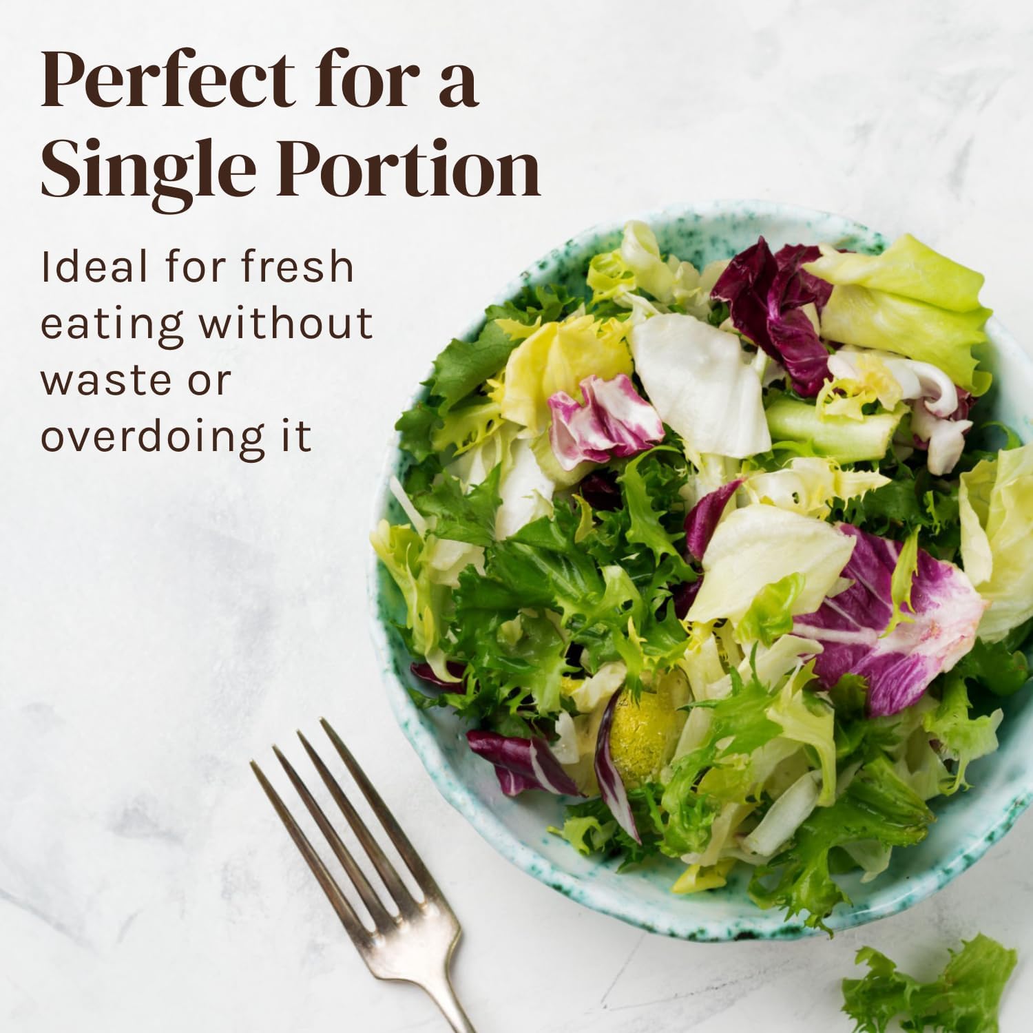 Single Serve Salad Spinner & Measuring Cup Bowl