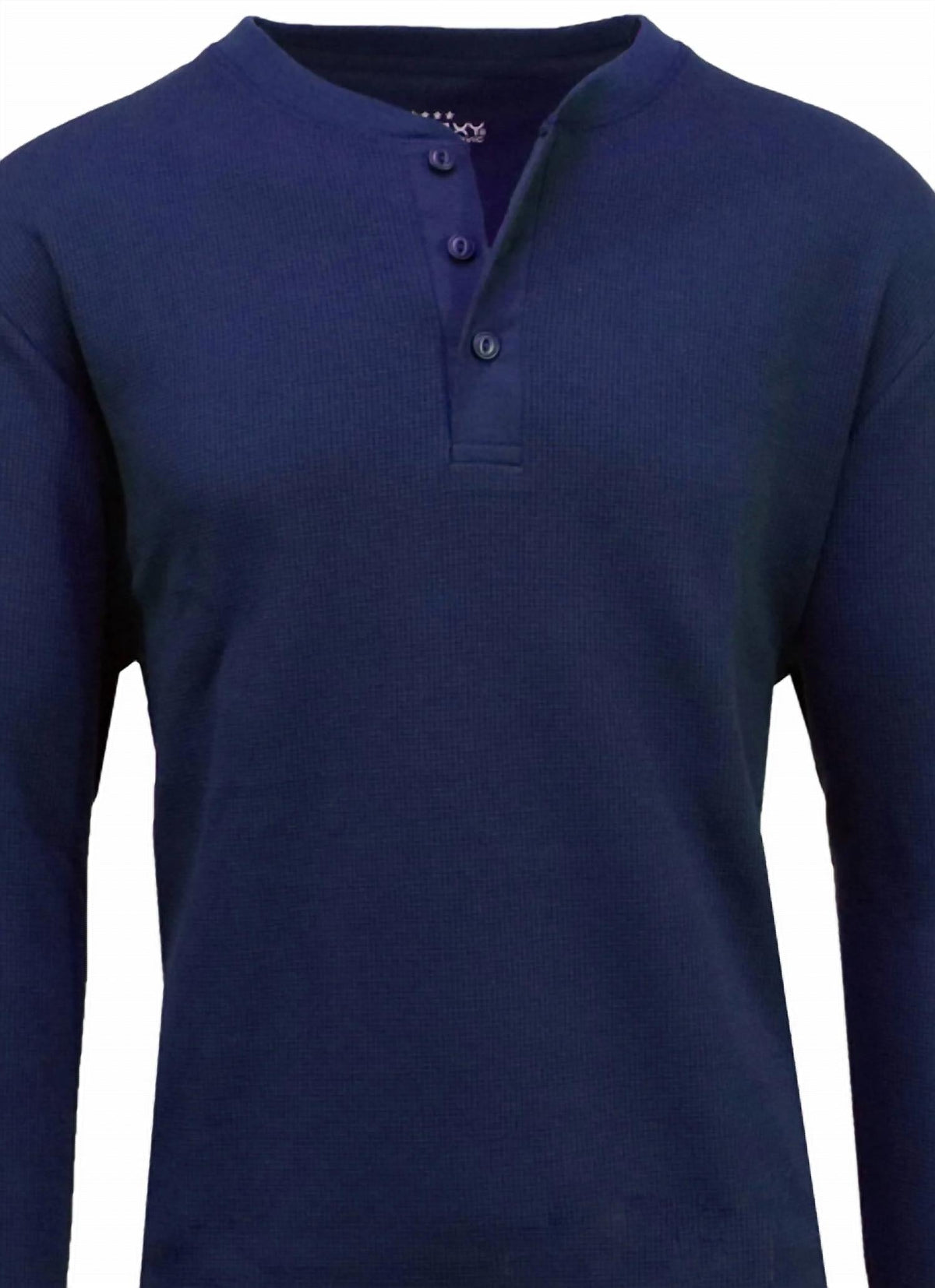 Men's Long Sleeve Thermal Henley Shirt