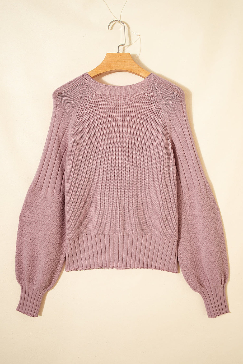 Khloe Mixed Texture Knit Sweater