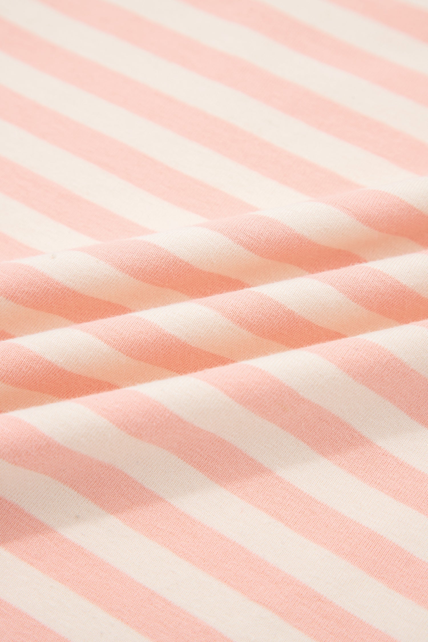 Adelina Stripe Contrast Loose Tee Set-Threaded Pear