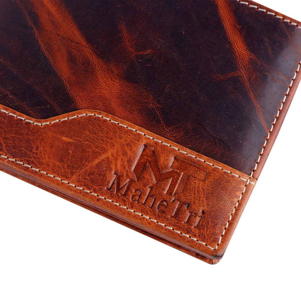 Morgan Bi-fold Wallet – Full-Grain Buffalo Leather Slim Wallet | Classy Leather Bags