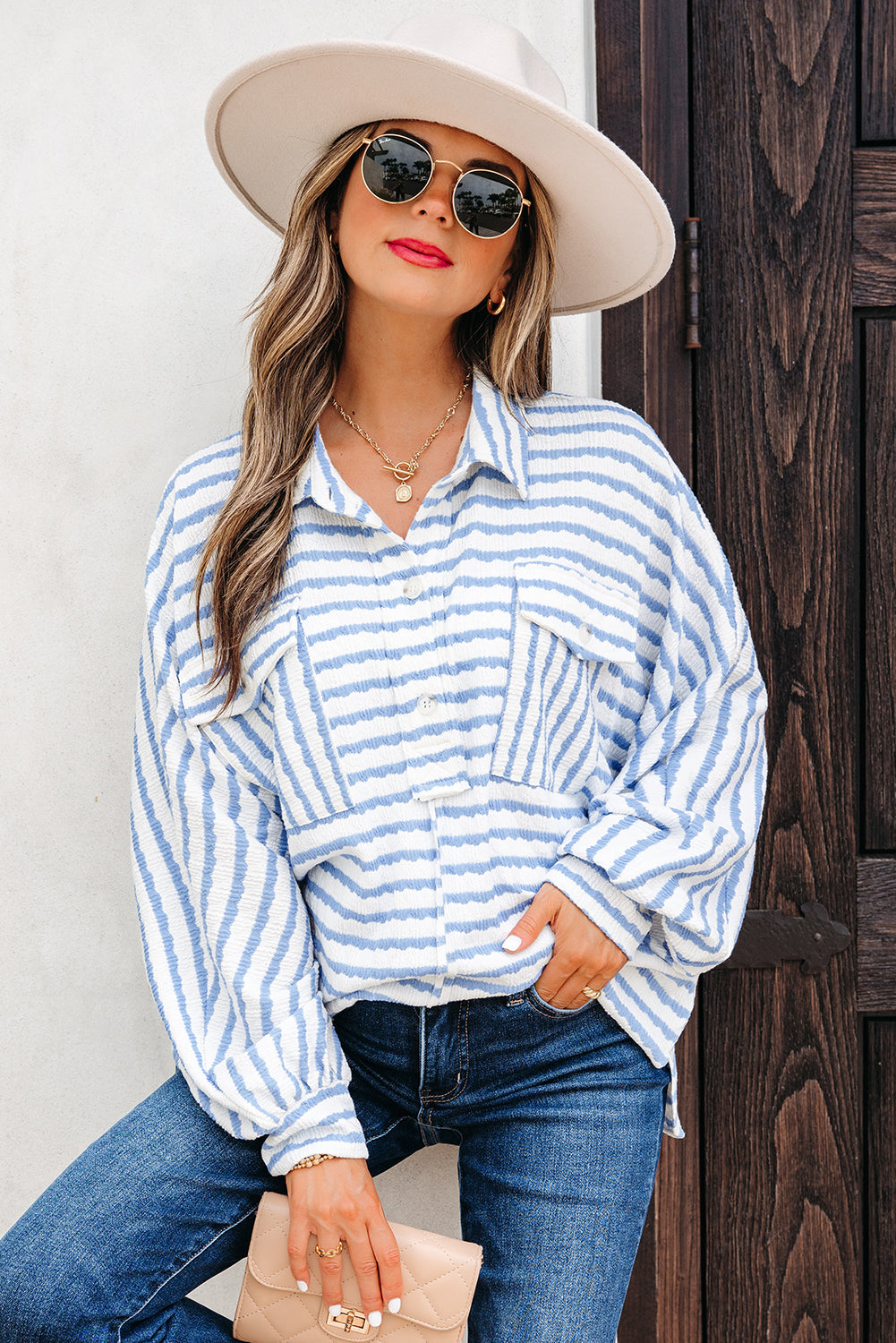 Leilani Chest Loose Fit Blouse