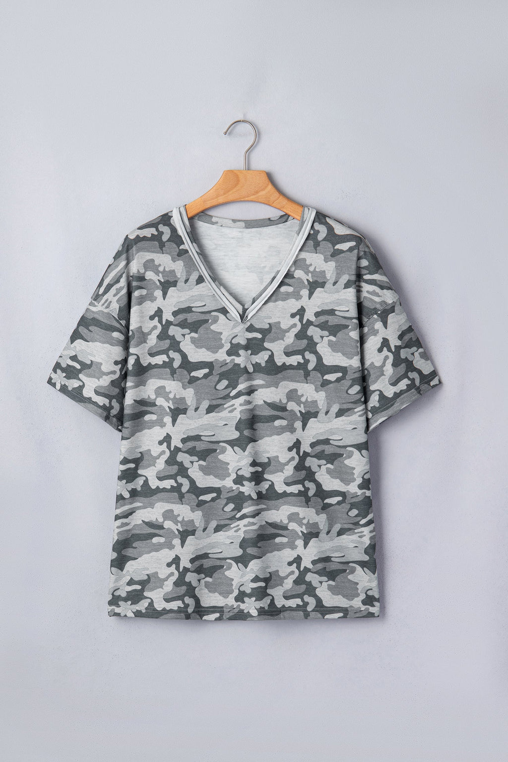 Nala Print Raw Edge Tee