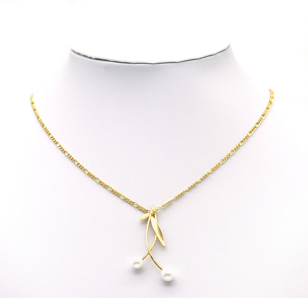 CZ Pearl Cherry Charm, Sku#Y702
