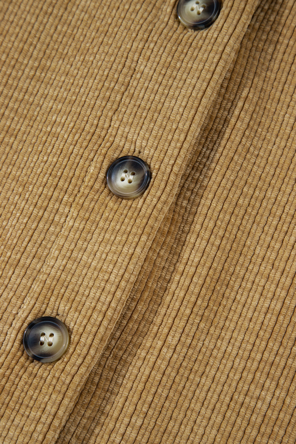 Giuliana Patched Up Corduroy Shacket-Threaded Pear