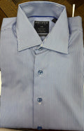 Men's Contemp Long Sleeve Stripe Dress Shirt