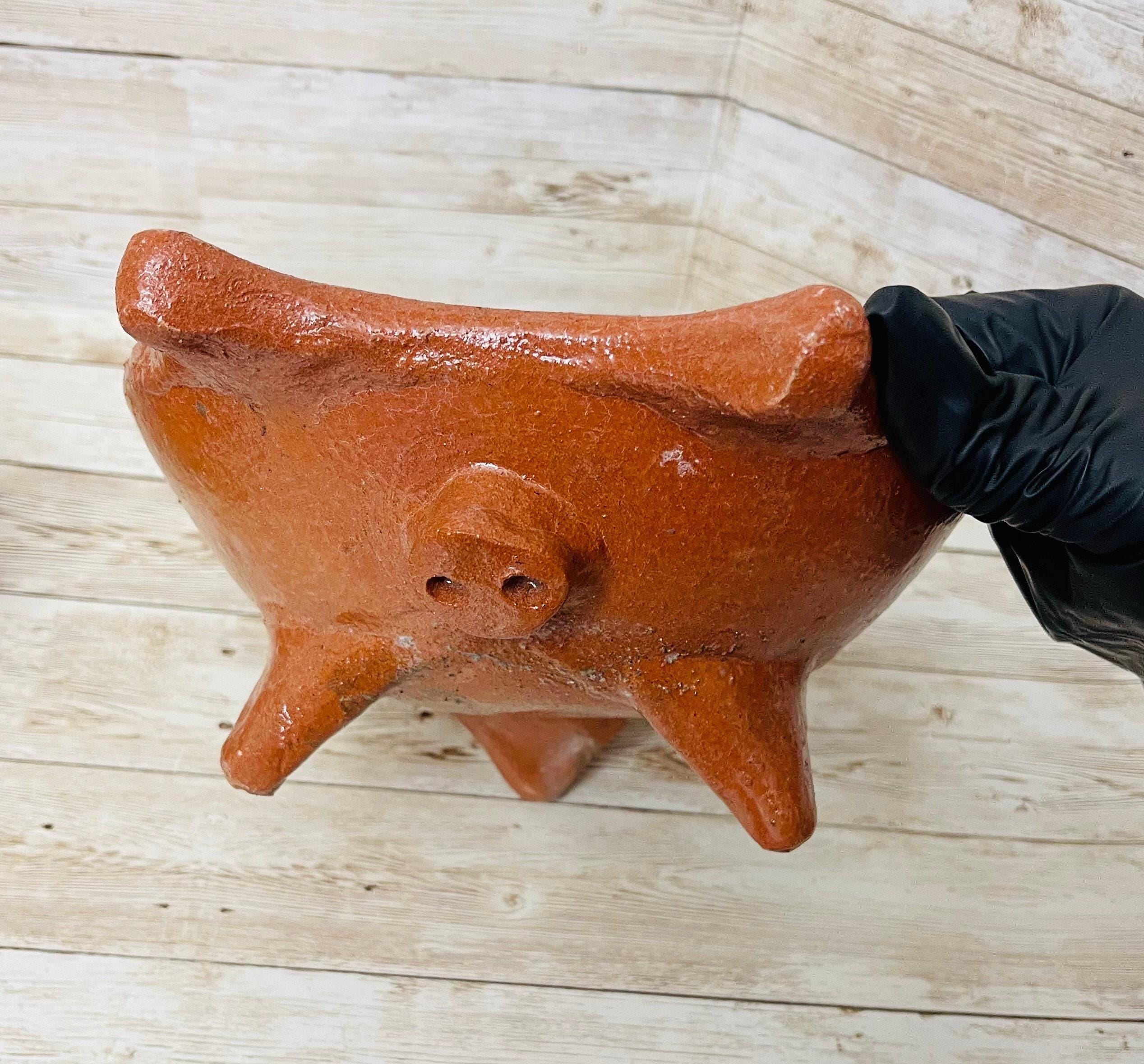 2x Authentic Mexican Pig Molcajetes 2  Molcajete