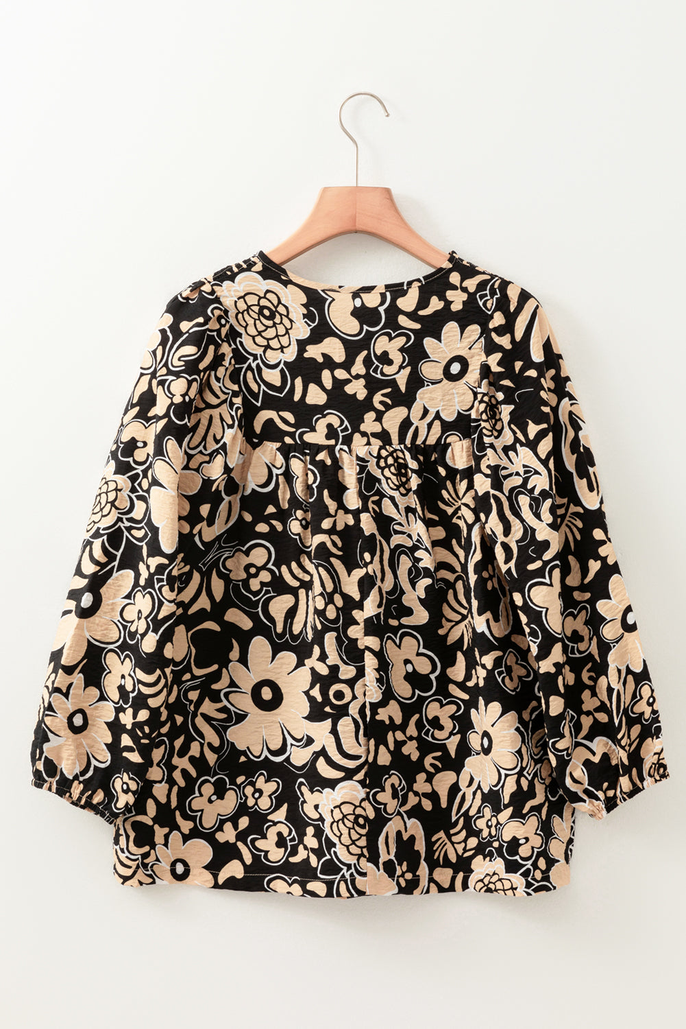 Camilla Bracelet Sleeve Boho Blouse-Threaded Pear