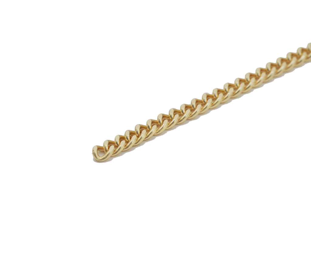 Thin Gold Cuban Chain by Yard, sku#LX158