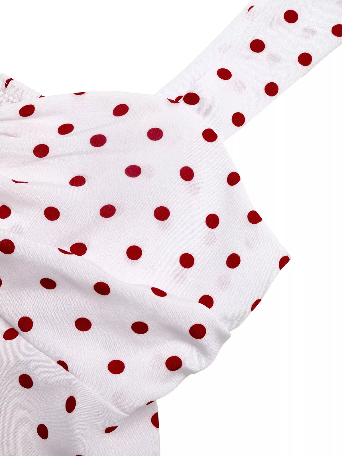 Polka Dot Ruched Cami
