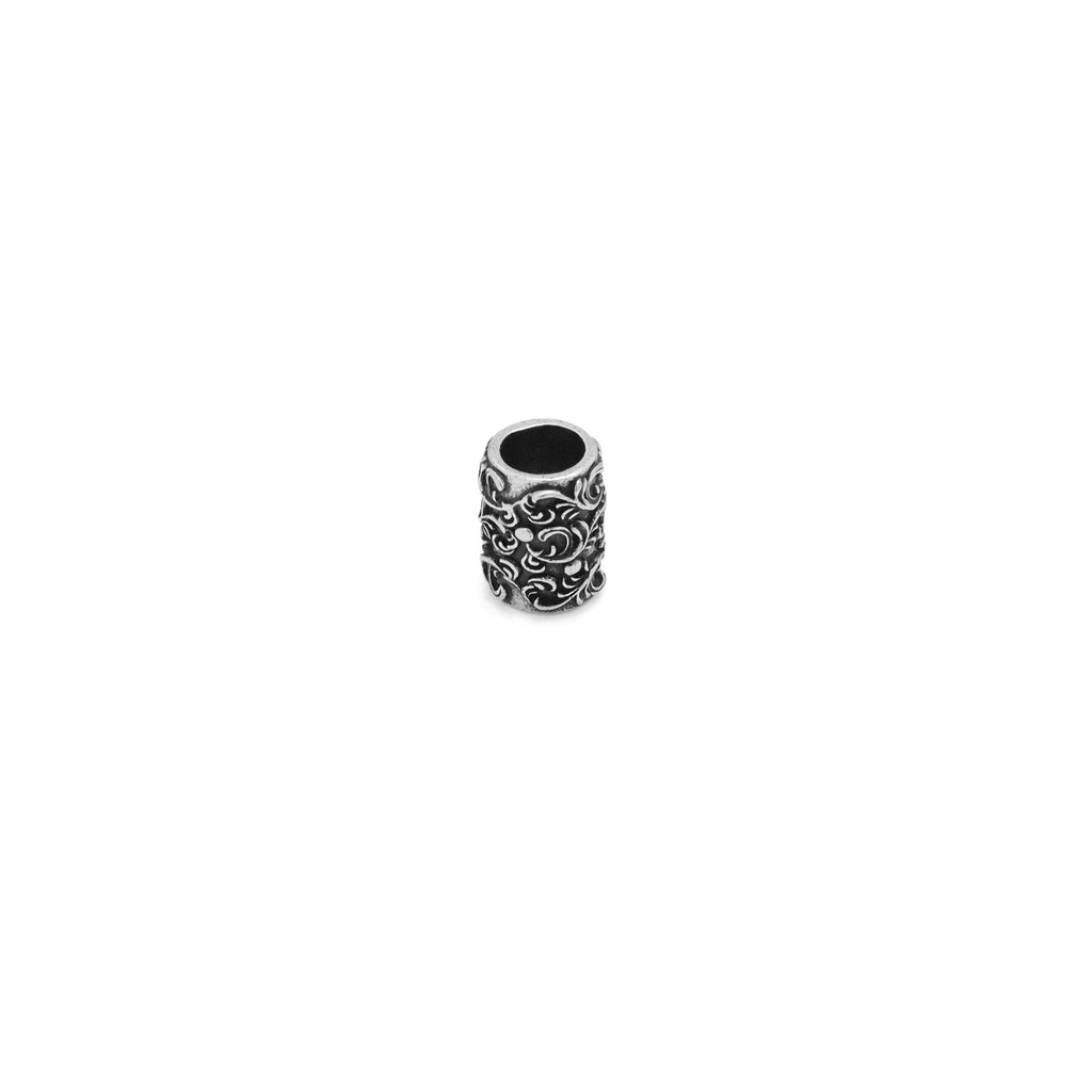 Antique Silver Large Hole Tube Shape Spacer Beads, Sku#Y958