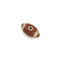Football Spacer Beads Gold Spacer charm, Sku#LX814