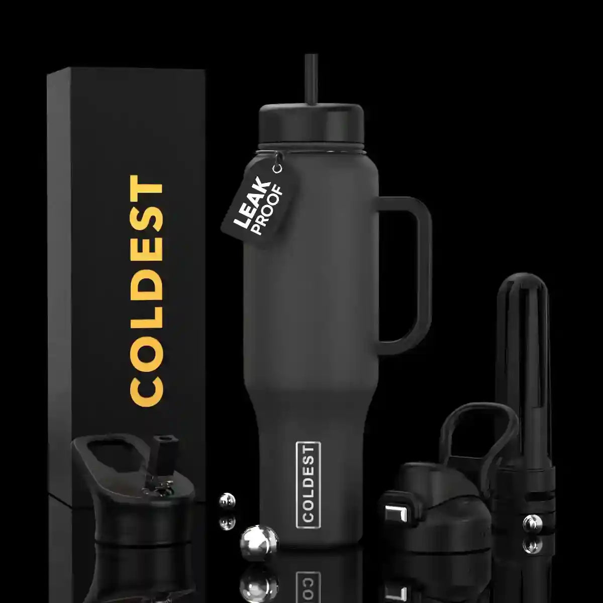 COLDEST 46oz Limitless Ultra v8 Insulated Water Bottle for All-Day Hydration