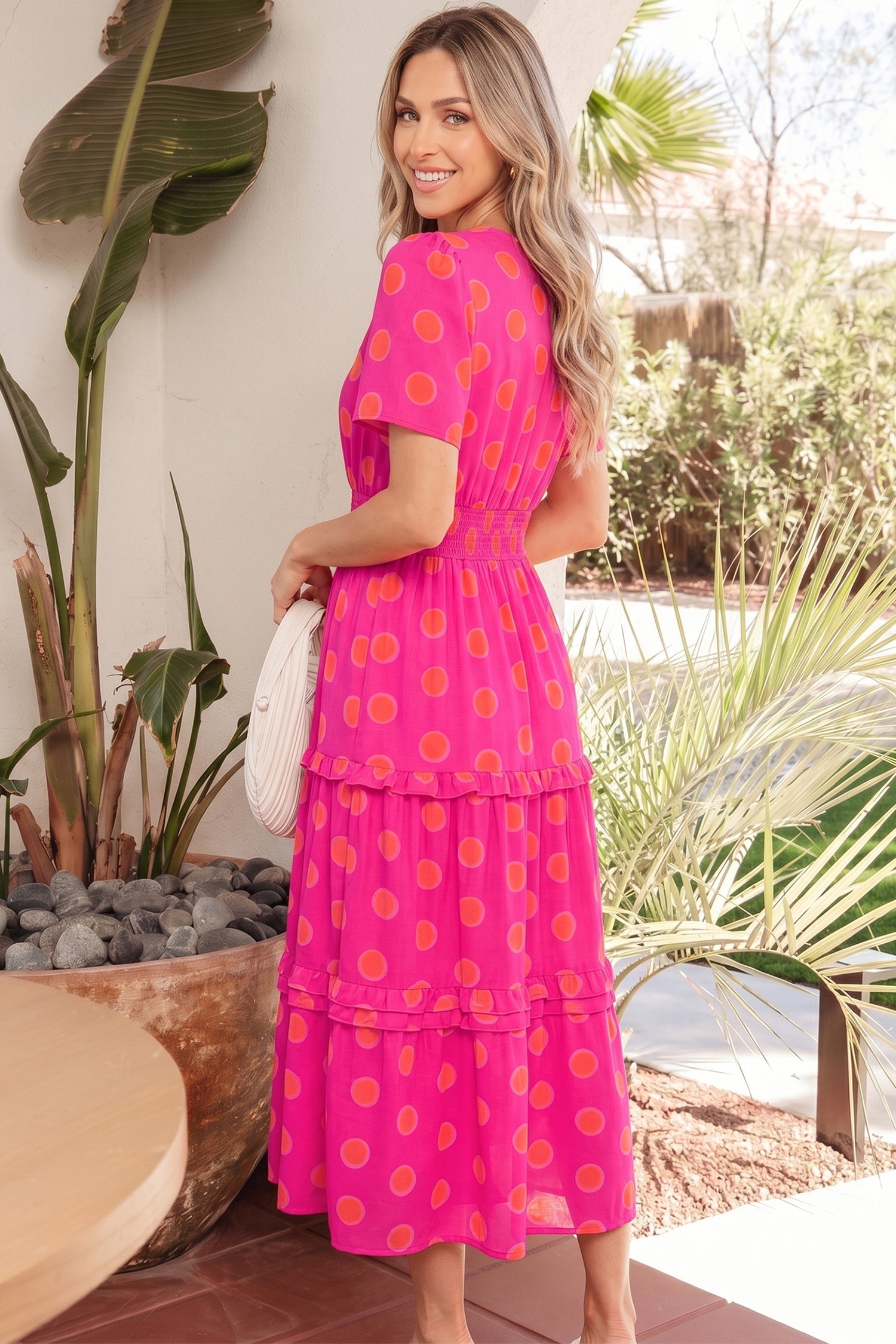 Myra High Waist Midi Dress