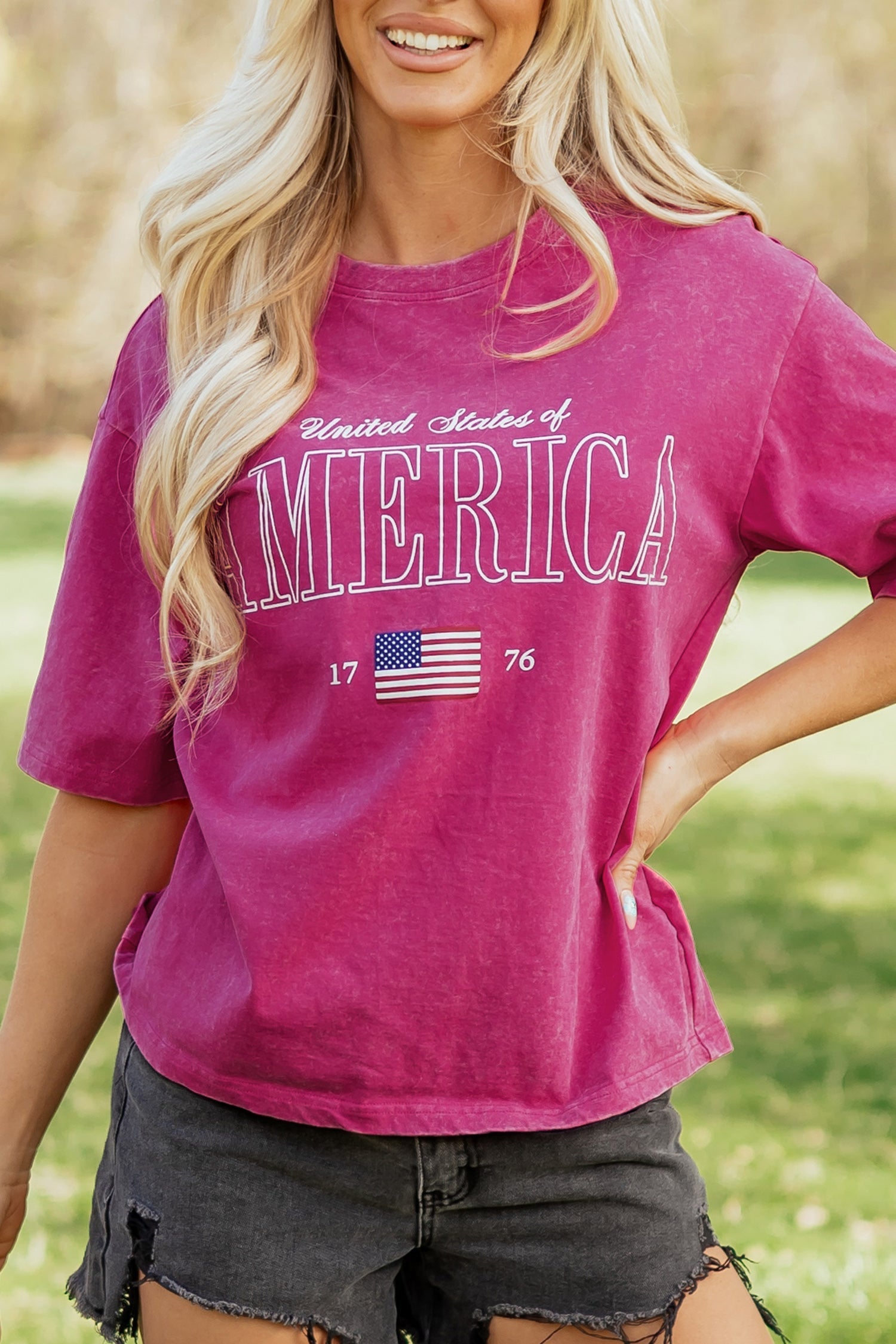 Emmy Mineral Wash Cotton Tee