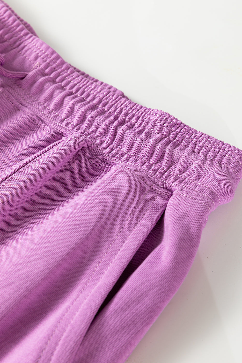 Antonella Solid Color Jogger Pants-Threaded Pear