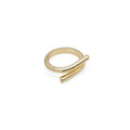 Gold Minimal Bar Ring, Sku#ZX147