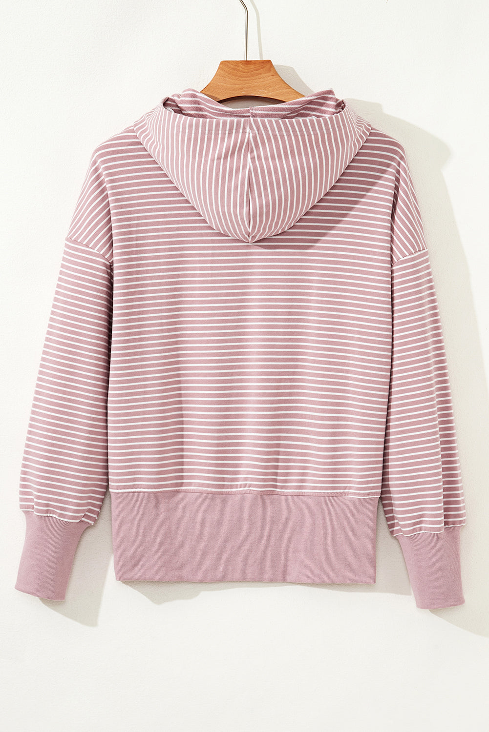 Addilyn Shoulder Loose Fit Hoodie-Threaded Pear