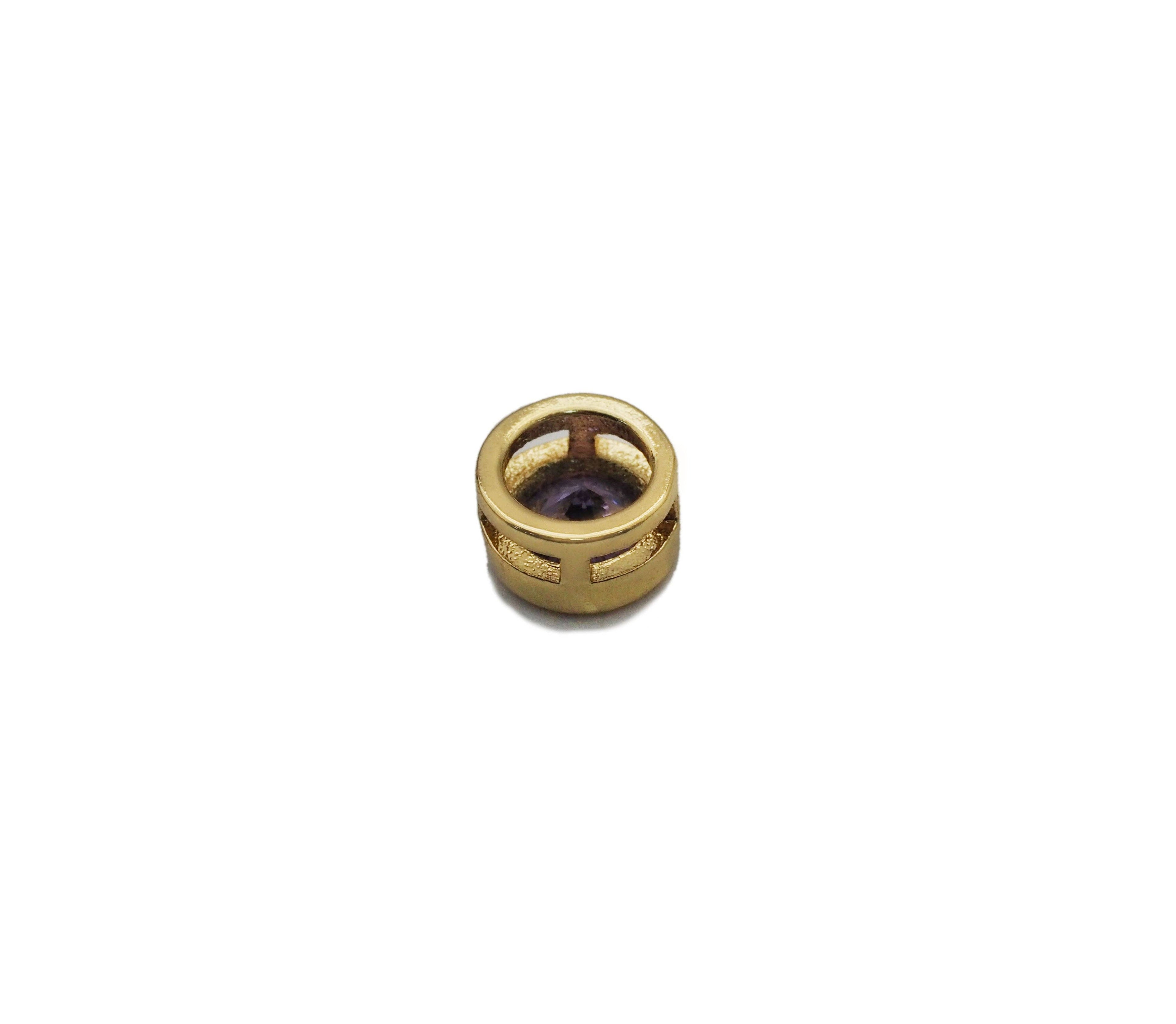 Big Round CZ Spacer Beads, Sku#LX134