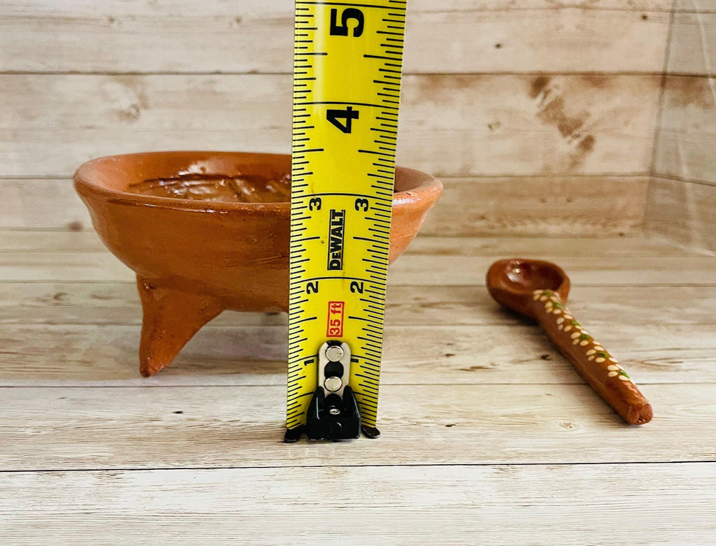 Authentic Mexican Molcajete with Spoon - Small