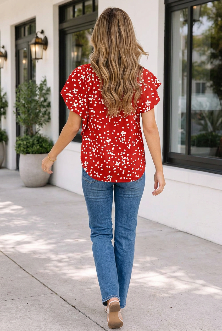 Kassidy Short Sleeve Blouse