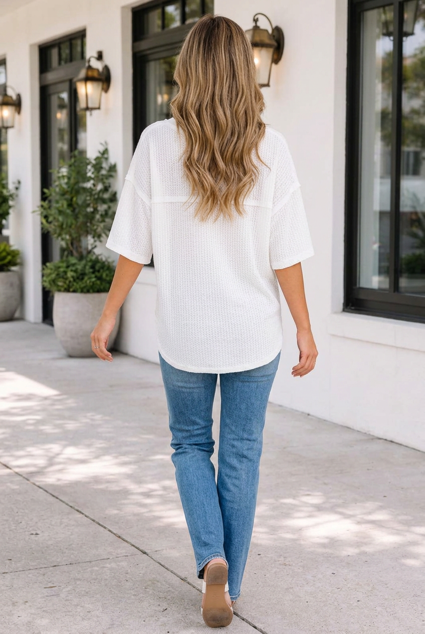 Maria Knitted Textured Top-Threaded Pear