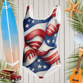 Teen USA Flag Pattern Swimsuit
