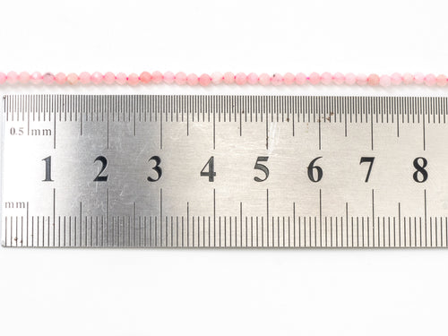 2mm 3mm High Quality Natural Pink Opal Faceted Round Ball Beads, Pink Gemstones Beads,Natural Pink Opal Beads,15.5" Full Strand,SKU#U109