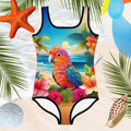 Lil Parakeet Toddler Girls Swimsuit